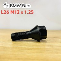 Ốc BMW Đen L26 M12 x 1.25