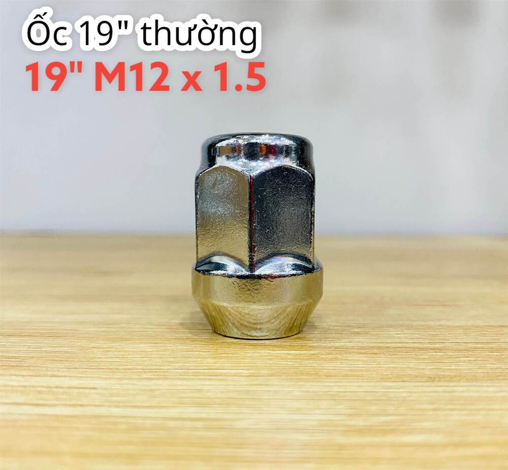 Ốc 19" thường M12 x 1.5