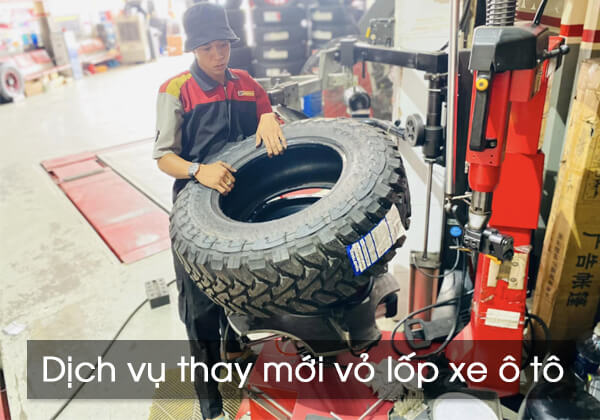 DỊCH VỤ THAY VỎ XE CHÍNH HÃNG